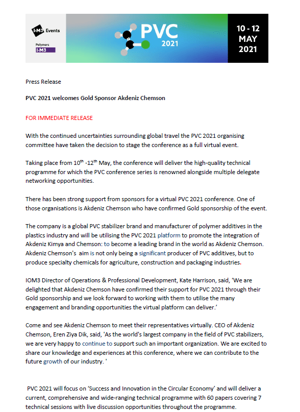 Akdeniz Chemson - Beyond Additives