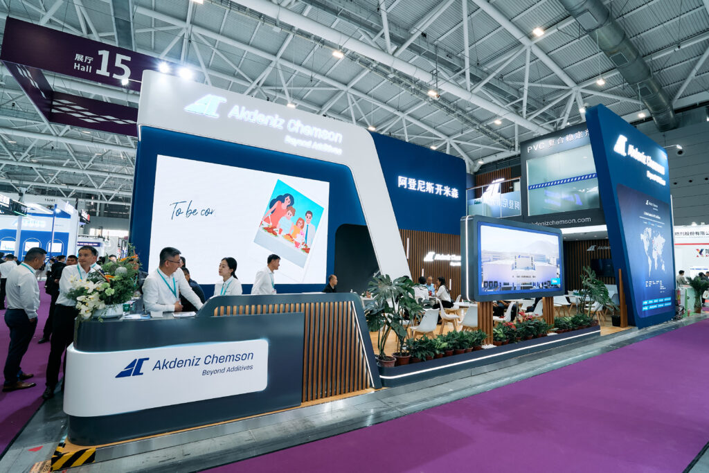 Akdeniz Chemson booth overview at Chinaplas 2025
